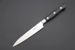 Hattori Forums FH Series Petty (120mm And 150mm, Black Linen Micarta Handle)