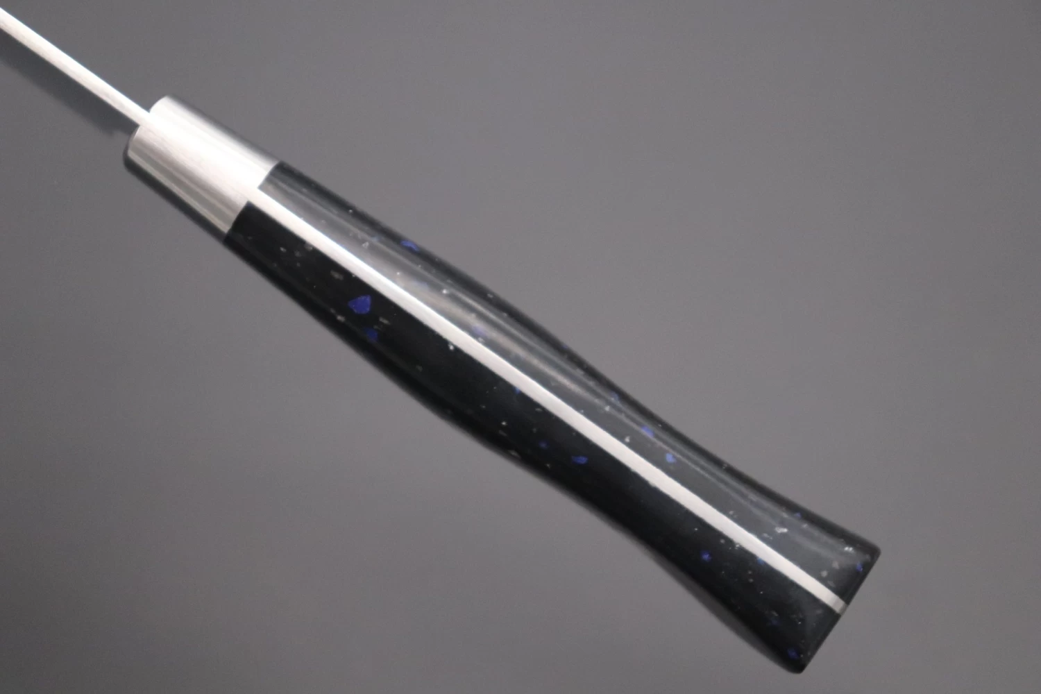 Hattori Forums FH Series FH-4D Santoku 170mm (6.6inch, ”Black Space"Corian® Handle) 6 Hattori Forums FH Series FH-4D Santoku 170mm (6.6inch, ”Black Space"Corian® Handle) - Image 6