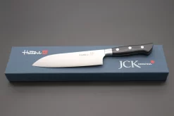 Hattori Forums FH Series FH-4L Santoku 170mm (6.6inch, Black Linen Micarta Handle) -Knife Sale Shop hattori santoku hattori forums fh series fh 4l santoku 170mm 6 6inch black linen micarta handle 40239408447771 scaled