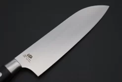Hattori Forums FH Series FH-4L Santoku 170mm (6.6inch, Black Linen Micarta Handle) -Knife Sale Shop hattori santoku hattori forums fh series fh 4l santoku 170mm 6 6inch black linen micarta handle 40239408611611 scaled