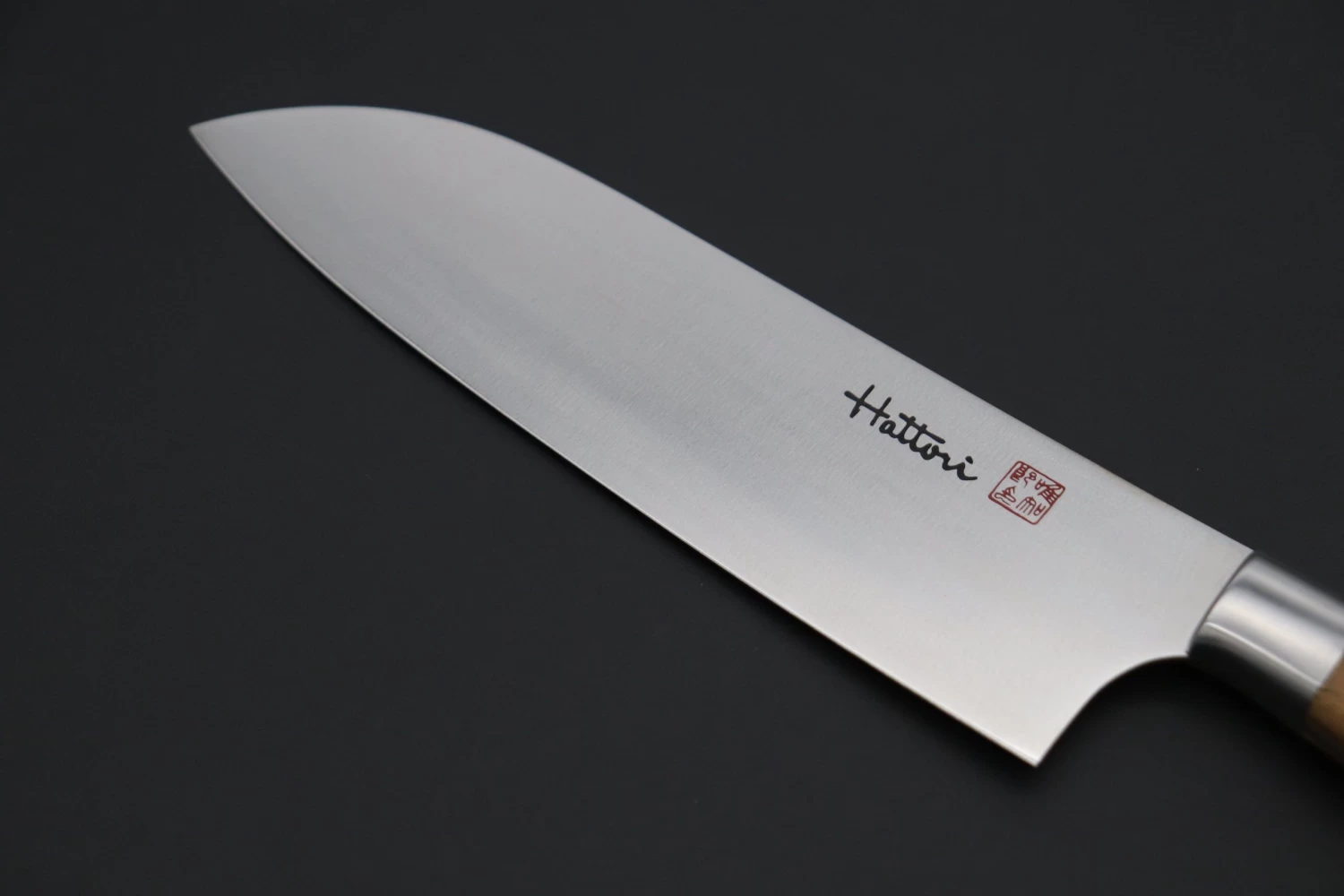 Hattori Forums FH Series FH-4O Santoku 170mm (6.6 Inch, Olive Wood Handle) 2 Hattori Forums FH Series FH-4O Santoku 170mm (6.6 Inch, Olive Wood Handle) - Image 2