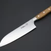 Hattori Forums FH Series FH-4O Santoku 170mm (6.6 Inch, Olive Wood Handle)