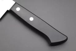 Hattori Limited, Cowry X, VG-2 Clad HCX-1B Santoku 170mm (6.6 Inch, Black Linen Micarta Handle) -Knife Sale Shop hattori santoku hattori limited cowry x vg 2 clad hcx 1b santoku 170mm 6 6 inch black linen micarta handle 30449087447137 scaled