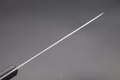 Hattori Limited, Cowry X, VG-2 Clad HCX-1B Santoku 170mm (6.6 Inch, Black Linen Micarta Handle) -Knife Sale Shop hattori santoku hattori limited cowry x vg 2 clad hcx 1b santoku 170mm 6 6 inch black linen micarta handle 30449087479905 scaled