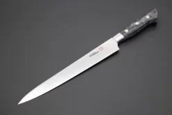 Hattori FH Series Limited Edition "SNOW IN THE DARK" Sujihiki (230mm To 300mm, 3 Sizes, Dupont Corian® Handle)