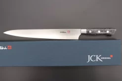 Hattori FH Series Limited Edition "SNOW IN THE DARK" Sujihiki (230mm To 300mm, 3 Sizes, Dupont Corian® Handle) -Knife Sale Shop hattori sujihiki hattori fh series limited edition snow in the dark sujihiki 230mm to 300mm 3 sizes dupont corian handle 41629886316827 scaled
