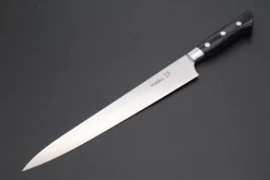 Hattori FH Series Limited Edition Sujihiki (230mm And 300mm, 3 Sizes, "Black Space" Corian® Handle)