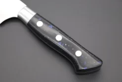 Hattori FH Series Limited Edition Sujihiki (230mm And 300mm, 3 Sizes, "Black Space" Corian® Handle) -Knife Sale Shop hattori sujihiki hattori fh series limited edition sujihiki 230mm and 300mm 3 sizes black space corian handle 41630130700571 scaled