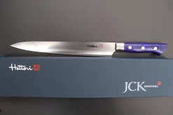 Hattori Forums Custom Limited Edition FH Series FH-12DBT Sujihiki 230mm (9 Inch, Deep Blue Turquoise Gem-Composite-stone Handle) -Knife Sale Shop hattori sujihiki hattori forums custom limited edition fh series fh 12dbt sujihiki 230mm 9 inch deep blue turquoise gem composite stone handle 41906087952667 scaled