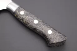 Hattori Forums Custom Limited Edition, FH Series FH-12SPGREY Sujihiki 230mm (9 Inch, Grey Color Stabilized Box Elder Wood Handle) -Knife Sale Shop hattori sujihiki hattori forums custom limited edition fh series fh 12spgrey sujihiki 230mm 9 inch grey color stabilized box elder wood handle 41906081759515 scaled