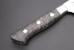 Hattori Forums Custom Limited Edition, FH Series FH-12SPGREY Sujihiki 230mm (9 Inch, Grey Color Stabilized Box Elder Wood Handle) -Knife Sale Shop hattori sujihiki hattori forums custom limited edition fh series fh 12spgrey sujihiki 230mm 9 inch grey color stabilized box elder wood handle 41906081988891 scaled