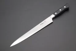 Hattori Forums FH Series Sujihiki (230mm To 300mm, 3 Sizes, Black Linen Micarta Handle)
