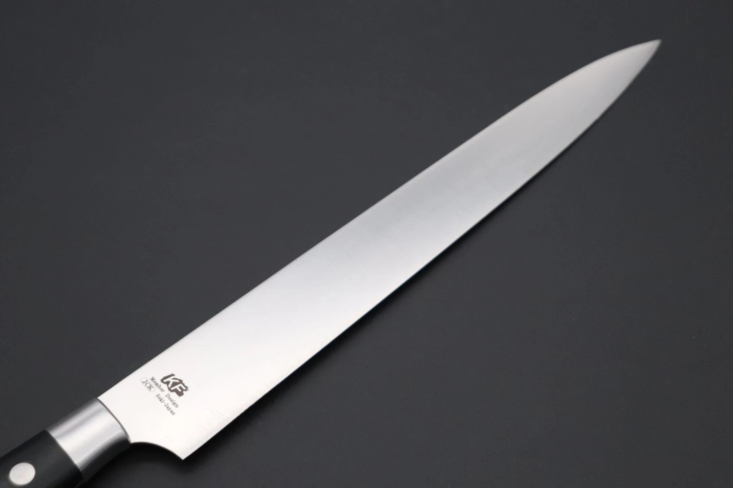 Hattori Forums FH Series Sujihiki (230mm To 300mm, 3 Sizes, Black Linen Micarta Handle) 8 Hattori Forums FH Series Sujihiki (230mm To 300mm, 3 Sizes, Black Linen Micarta Handle) - Image 8