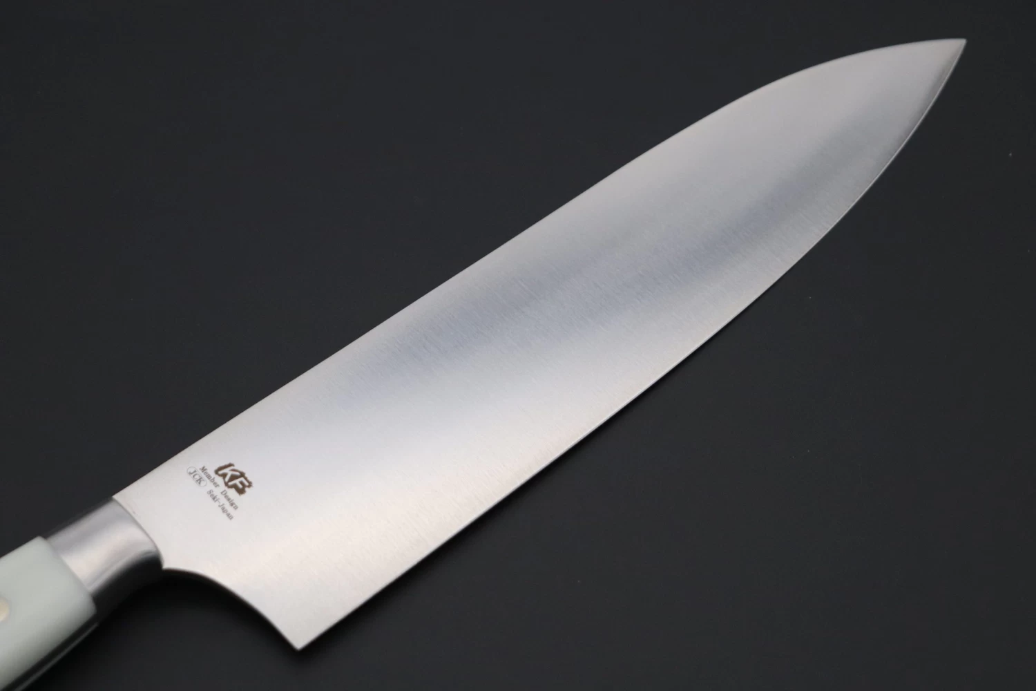 Hattori Forums FH Series Western Deba (165mm And 240mm, Fresh White Corian Handle) 8 Hattori Forums FH Series Western Deba (165mm And 240mm, Fresh White Corian Handle) - Image 8