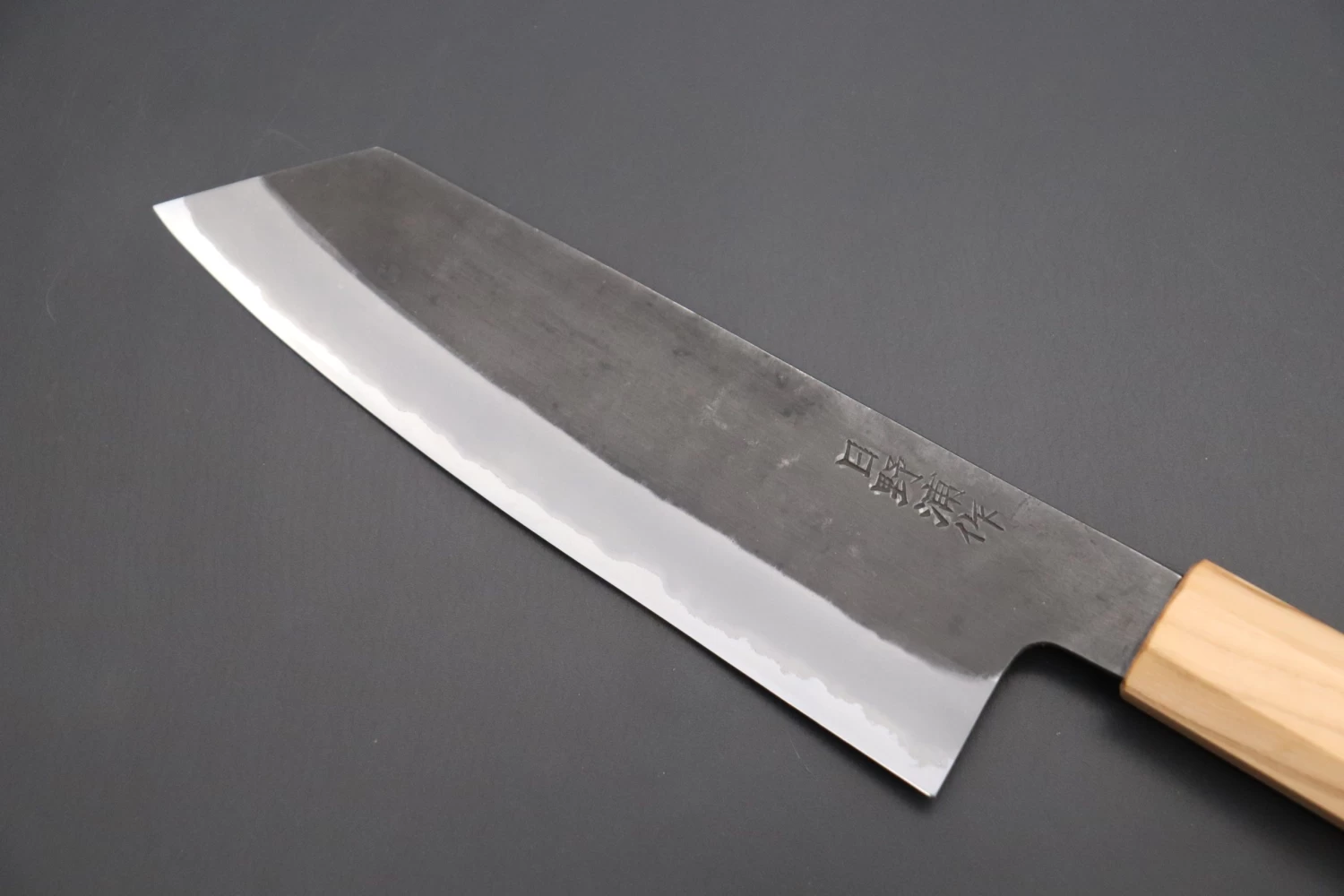 Custom Limited Edition, Hinoura White Steel No.1 Kurouchi Series HS1-8SP14 Bunka 165mm (6.4 Inch) 2 Custom Limited Edition, Hinoura White Steel No.1 Kurouchi Series HS1-8SP14 Bunka 165mm (6.4 Inch) - Image 2