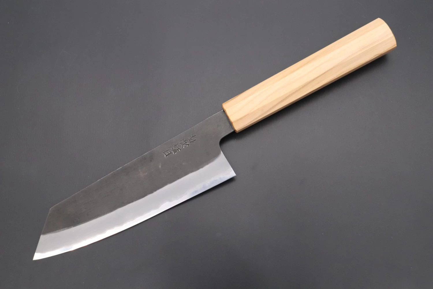 Custom Limited Edition, Hinoura White Steel No.1 Kurouchi Series HS1-8SP14 Bunka 165mm (6.4 Inch) 1 Custom Limited Edition, Hinoura White Steel No.1 Kurouchi Series HS1-8SP14 Bunka 165mm (6.4 Inch)