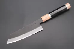 Custom Limited Edition, Hinoura White Steel No.1 Kurouchi Series HS1-8SP2 Bunka 165mm (6.4 Inch)