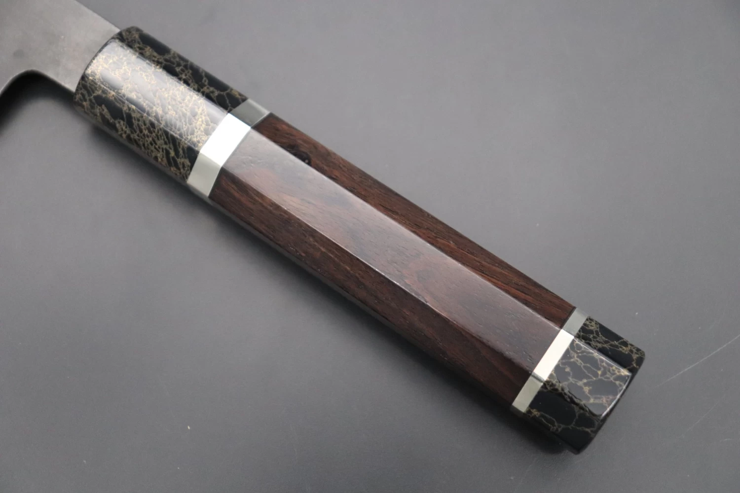 Custom Limited Edition, Hinoura White Steel No.1 Kurouchi Series HS1-8SP5 Bunka 165mm (6.4 Inch) 3 Custom Limited Edition, Hinoura White Steel No.1 Kurouchi Series HS1-8SP5 Bunka 165mm (6.4 Inch) - Image 3