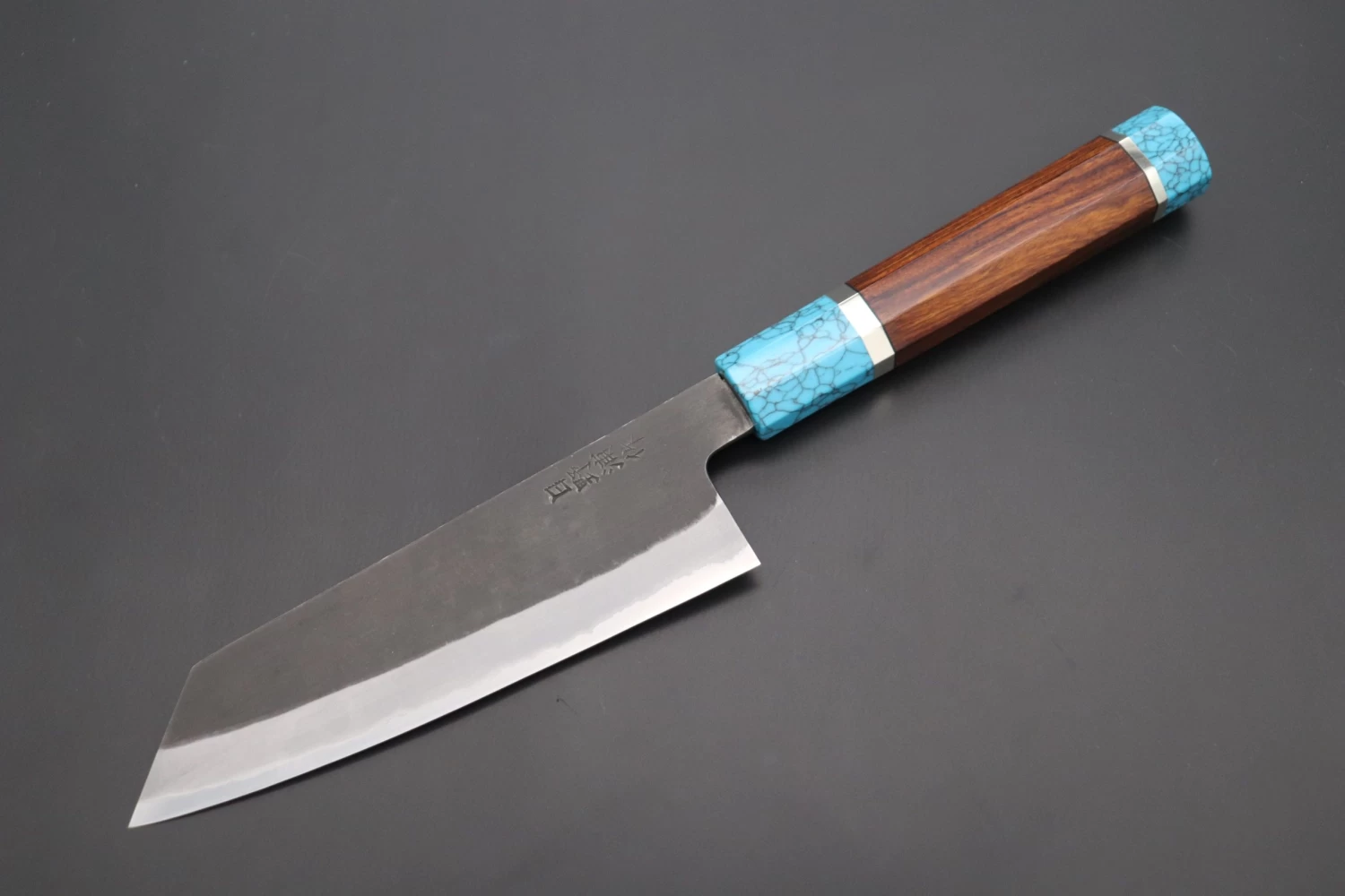 Custom Limited Edition, Hinoura White Steel No.1 Kurouchi Series HS1-8SP6 Bunka 165mm (6.4 Inch) 1 Custom Limited Edition, Hinoura White Steel No.1 Kurouchi Series HS1-8SP6 Bunka 165mm (6.4 Inch)