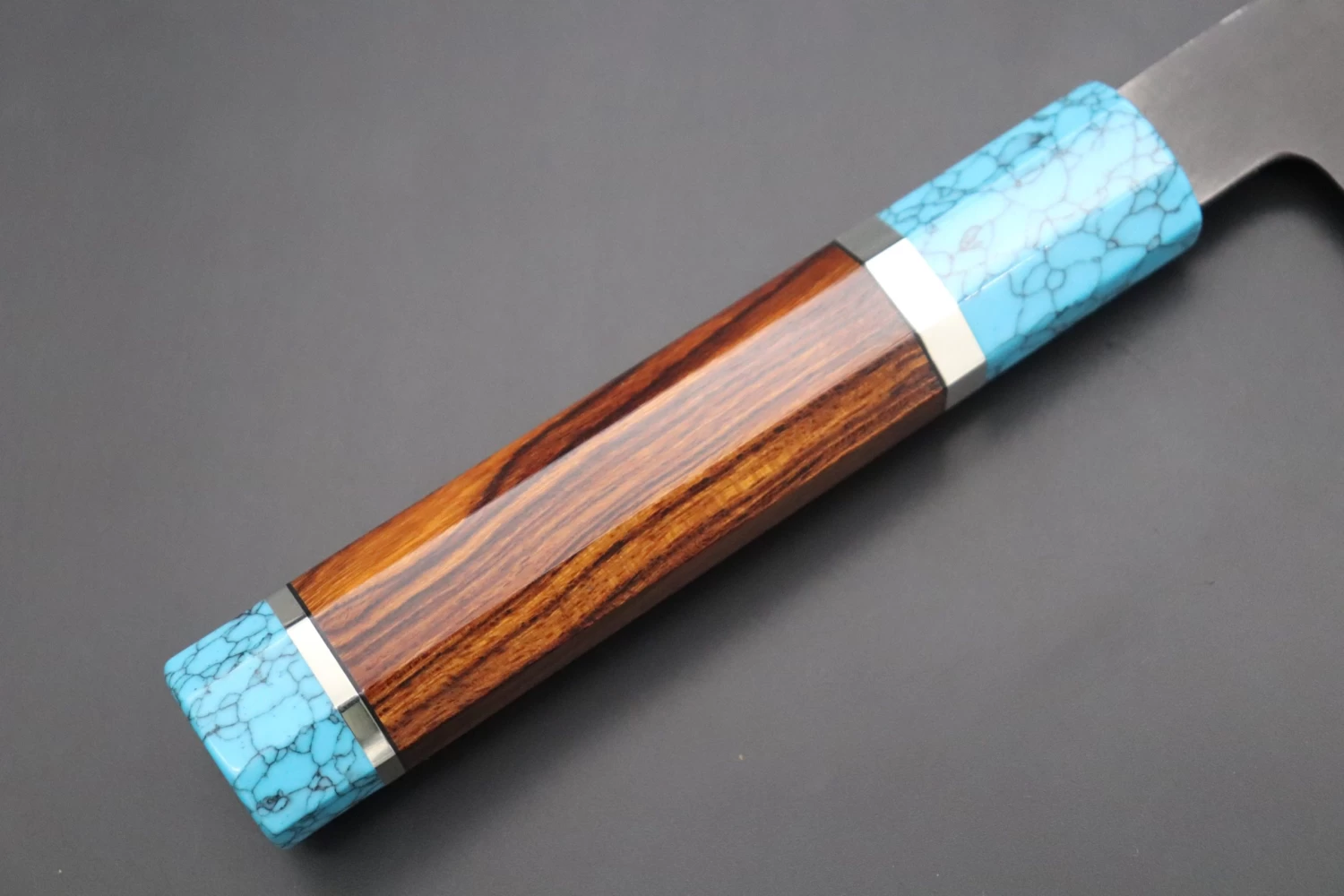 Custom Limited Edition, Hinoura White Steel No.1 Kurouchi Series HS1-8SP6 Bunka 165mm (6.4 Inch) 8 Custom Limited Edition, Hinoura White Steel No.1 Kurouchi Series HS1-8SP6 Bunka 165mm (6.4 Inch) - Image 8