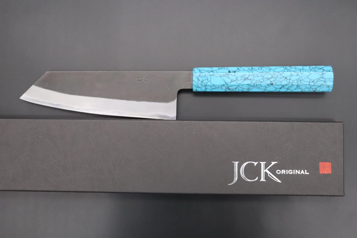 Custom Limited Edition, Hinoura White Steel No.1 Kurouchi Series HS1-8SP9 Bunka 165mm (6.4 Inch) 9 Custom Limited Edition, Hinoura White Steel No.1 Kurouchi Series HS1-8SP9 Bunka 165mm (6.4 Inch) - Image 9