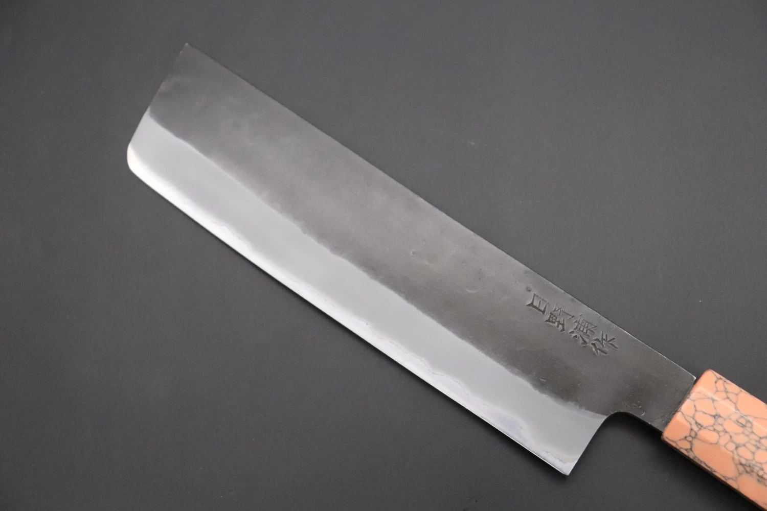 Custom Limited Edition, Hinoura White Steel No.1 Kurouchi Series HS1-5SP12 Nakiri 165mm (6.4 Inch) 2 Custom Limited Edition, Hinoura White Steel No.1 Kurouchi Series HS1-5SP12 Nakiri 165mm (6.4 Inch) - Image 2