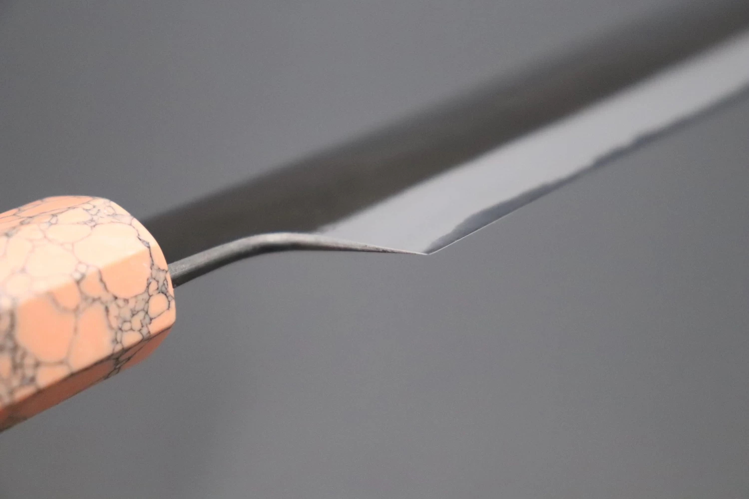 Custom Limited Edition, Hinoura White Steel No.1 Kurouchi Series HS1-5SP12 Nakiri 165mm (6.4 Inch) 5 Custom Limited Edition, Hinoura White Steel No.1 Kurouchi Series HS1-5SP12 Nakiri 165mm (6.4 Inch) - Image 5