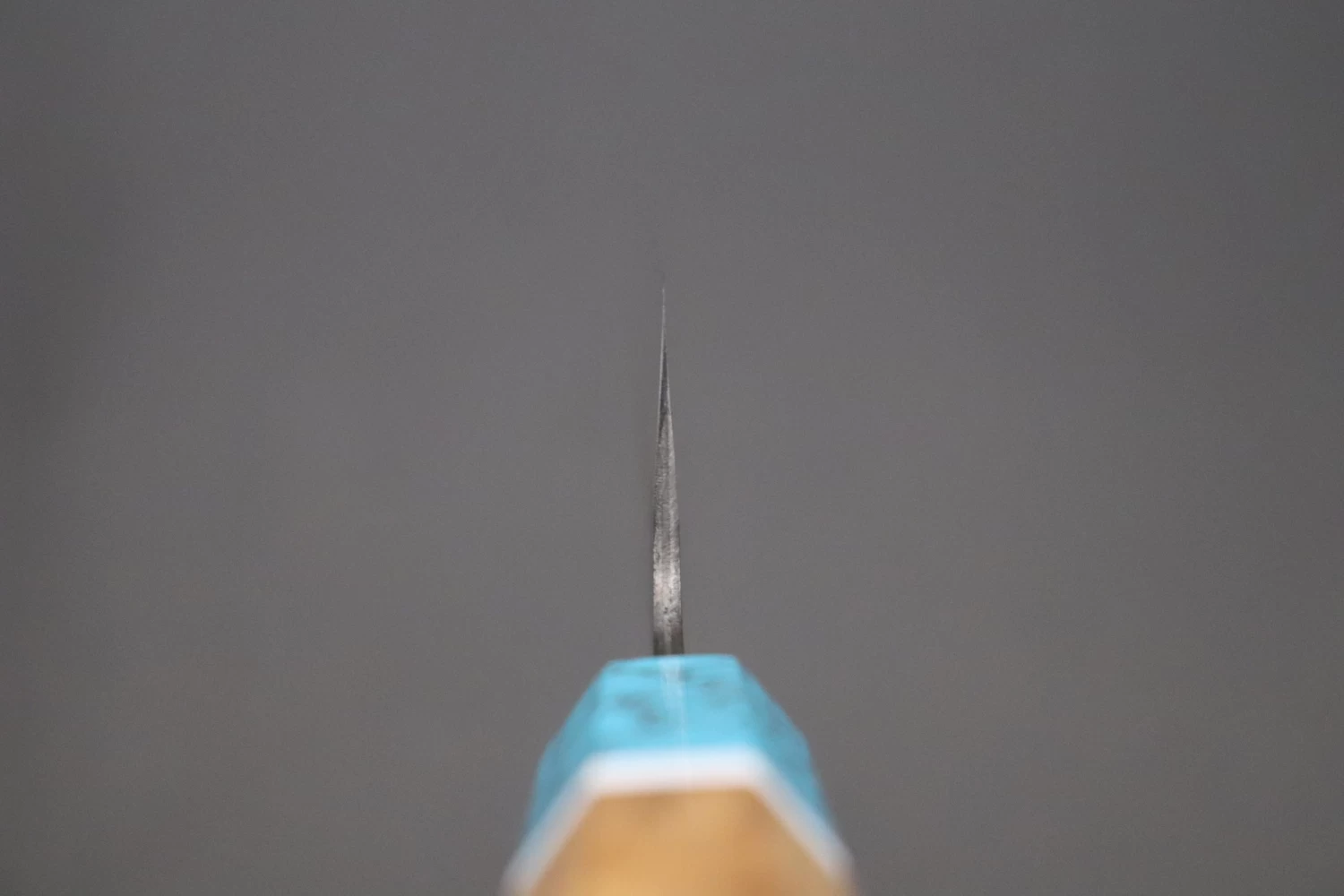 Custom Limited Edition, Hinoura White Steel No.1 Kurouchi Series HS1-5SP15 Nakiri 165mm (6.4 Inch) 4 Custom Limited Edition, Hinoura White Steel No.1 Kurouchi Series HS1-5SP15 Nakiri 165mm (6.4 Inch) - Image 4