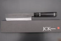 Custom Limited Edition, Hinoura White Steel No.1 Kurouchi Series HS1-5SP4 Nakiri 165mm (6.4 Inch) -Knife Sale Shop hinoura nakiri custom limited edition hinoura white steel no 1 kurouchi series hs1 5sp4 nakiri 165mm 6 4 inch 44763786215707 scaled