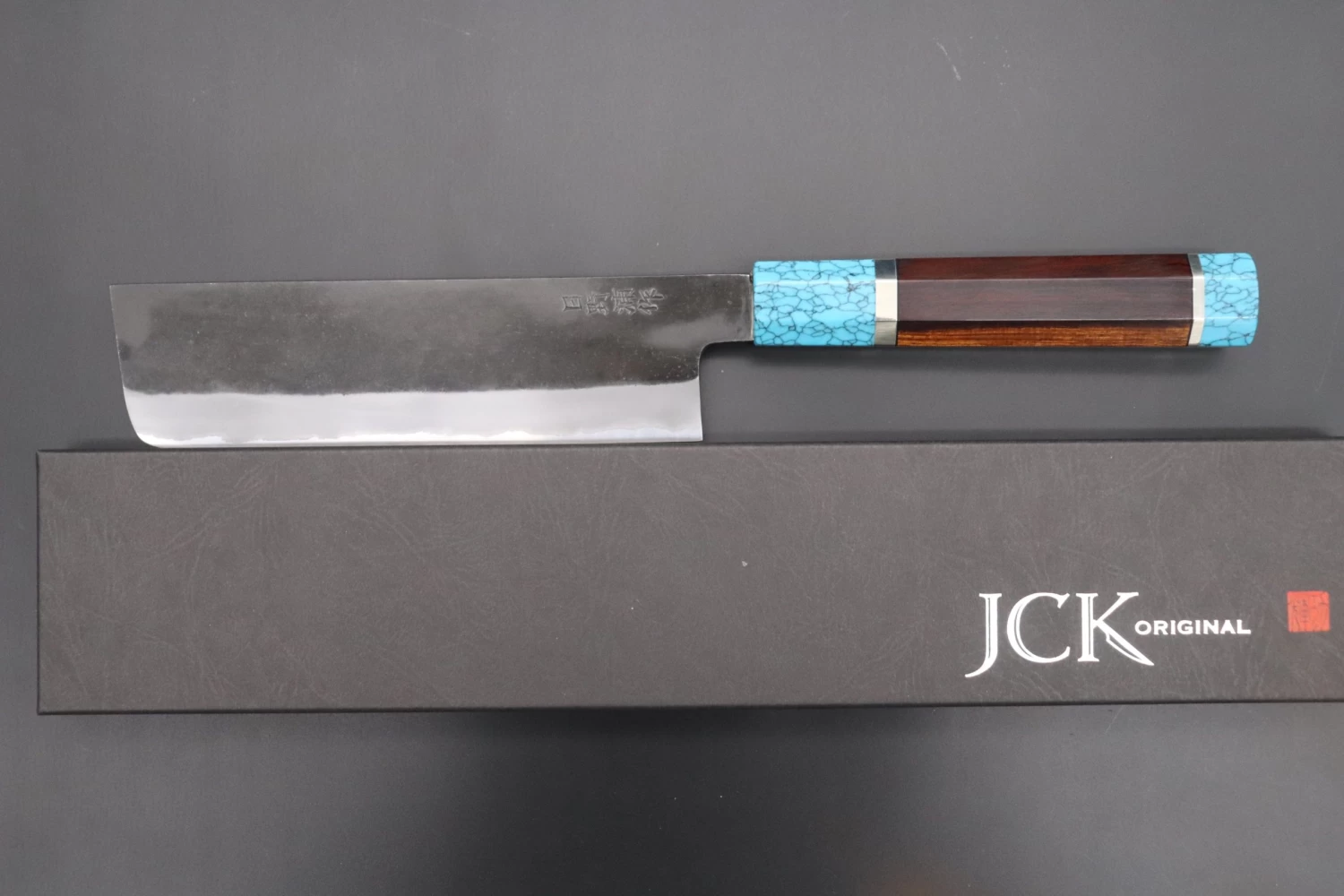 Custom Limited Edition, Hinoura White Steel No.1 Kurouchi Series HS1-5SP6 Nakiri 165mm (6.4 Inch) 9 Custom Limited Edition, Hinoura White Steel No.1 Kurouchi Series HS1-5SP6 Nakiri 165mm (6.4 Inch) - Image 9