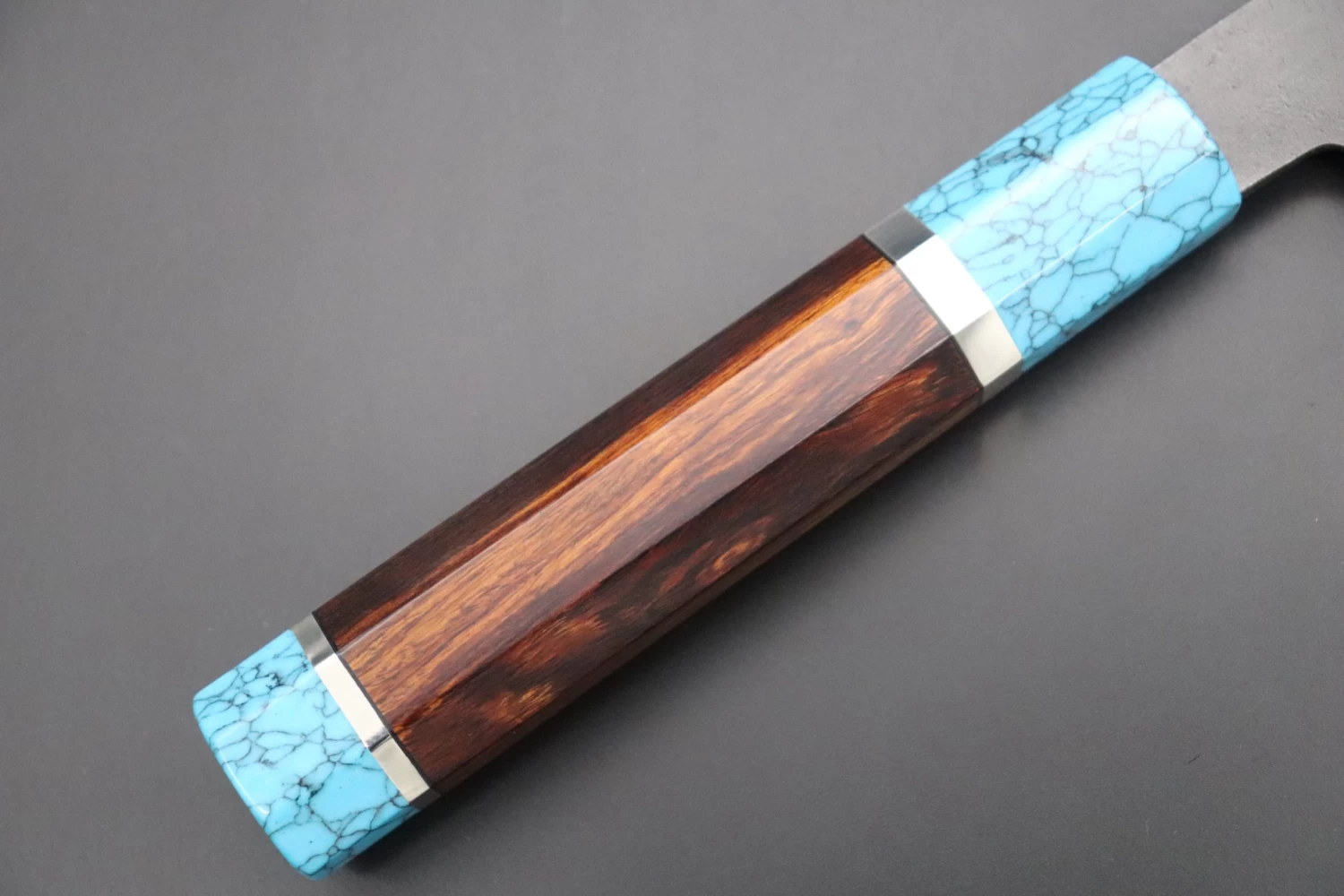 Custom Limited Edition, Hinoura White Steel No.1 Kurouchi Series HS1-5SP6 Nakiri 165mm (6.4 Inch) 8 Custom Limited Edition, Hinoura White Steel No.1 Kurouchi Series HS1-5SP6 Nakiri 165mm (6.4 Inch) - Image 8