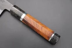 Custom Limited Edition, Hinoura White Steel No.1 Kurouchi Series HS1-5SP7 Nakiri 165mm (6.4 Inch) -Knife Sale Shop hinoura nakiri custom limited edition hinoura white steel no 1 kurouchi series hs1 5sp7 nakiri 165mm 6 4 inch 44763861188891 scaled