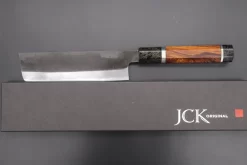 Custom Limited Edition, Hinoura White Steel No.1 Kurouchi Series HS1-5SP8 Nakiri 165mm (6.4 Inch) -Knife Sale Shop hinoura nakiri custom limited edition hinoura white steel no 1 kurouchi series hs1 5sp8 nakiri 165mm 6 4 inch 44763884159259 scaled