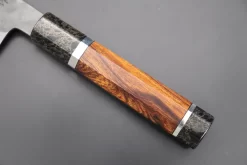 Custom Limited Edition, Hinoura White Steel No.1 Kurouchi Series HS1-5SP8 Nakiri 165mm (6.4 Inch) -Knife Sale Shop hinoura nakiri custom limited edition hinoura white steel no 1 kurouchi series hs1 5sp8 nakiri 165mm 6 4 inch 44763884257563 scaled