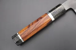 Custom Limited Edition, Hinoura White Steel No.1 Kurouchi Series HS1-5SP8 Nakiri 165mm (6.4 Inch) -Knife Sale Shop hinoura nakiri custom limited edition hinoura white steel no 1 kurouchi series hs1 5sp8 nakiri 165mm 6 4 inch 44763884454171 scaled