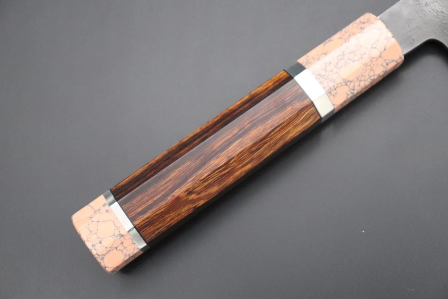 Custom Limited Edition, Hinoura White Steel No.1 Kurouchi Series HS1-5SP9 Nakiri 165mm (6.4 Inch) 7 Custom Limited Edition, Hinoura White Steel No.1 Kurouchi Series HS1-5SP9 Nakiri 165mm (6.4 Inch) - Image 7