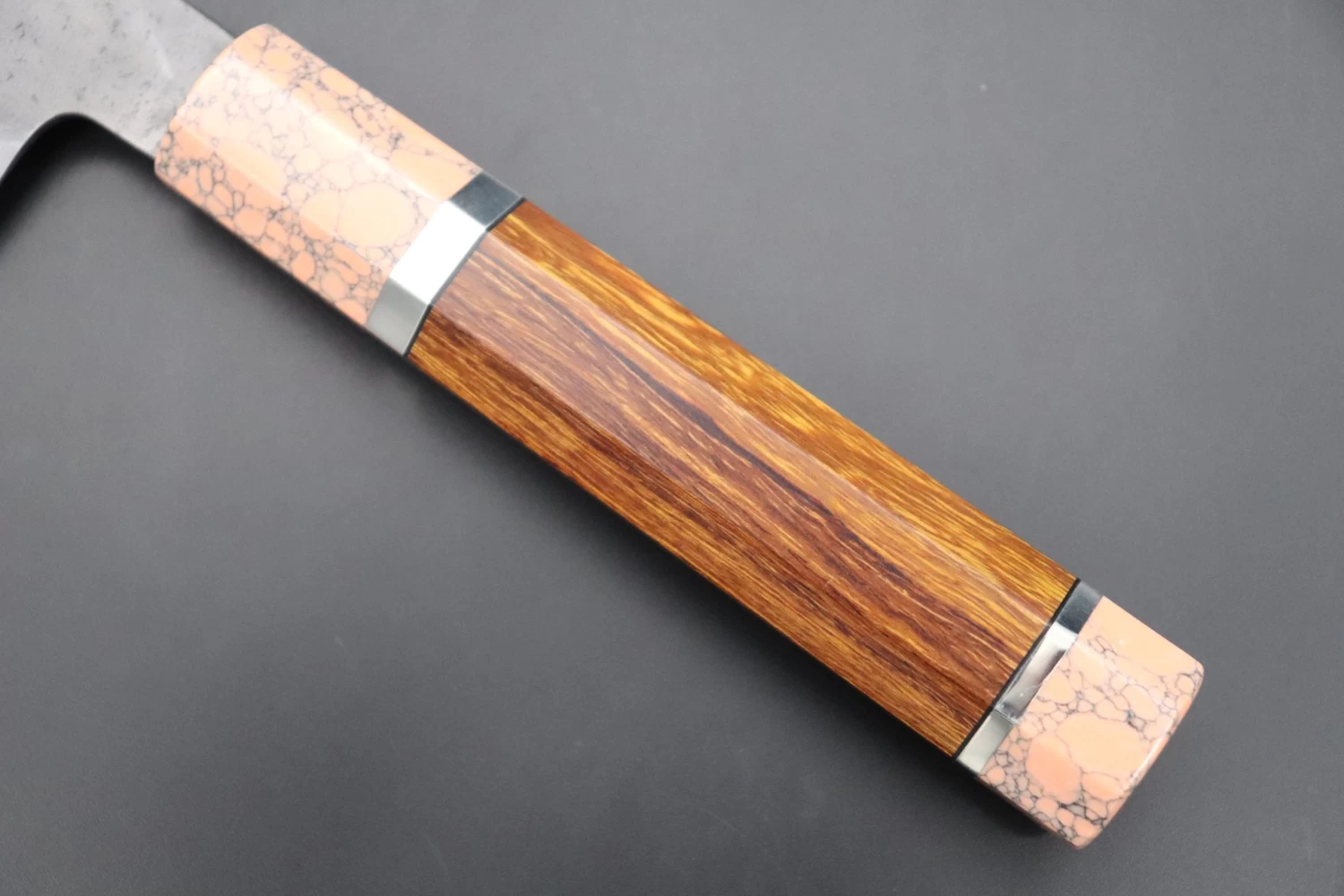 Custom Limited Edition, Hinoura White Steel No.1 Kurouchi Series HS1-5SP9 Nakiri 165mm (6.4 Inch) 3 Custom Limited Edition, Hinoura White Steel No.1 Kurouchi Series HS1-5SP9 Nakiri 165mm (6.4 Inch) - Image 3