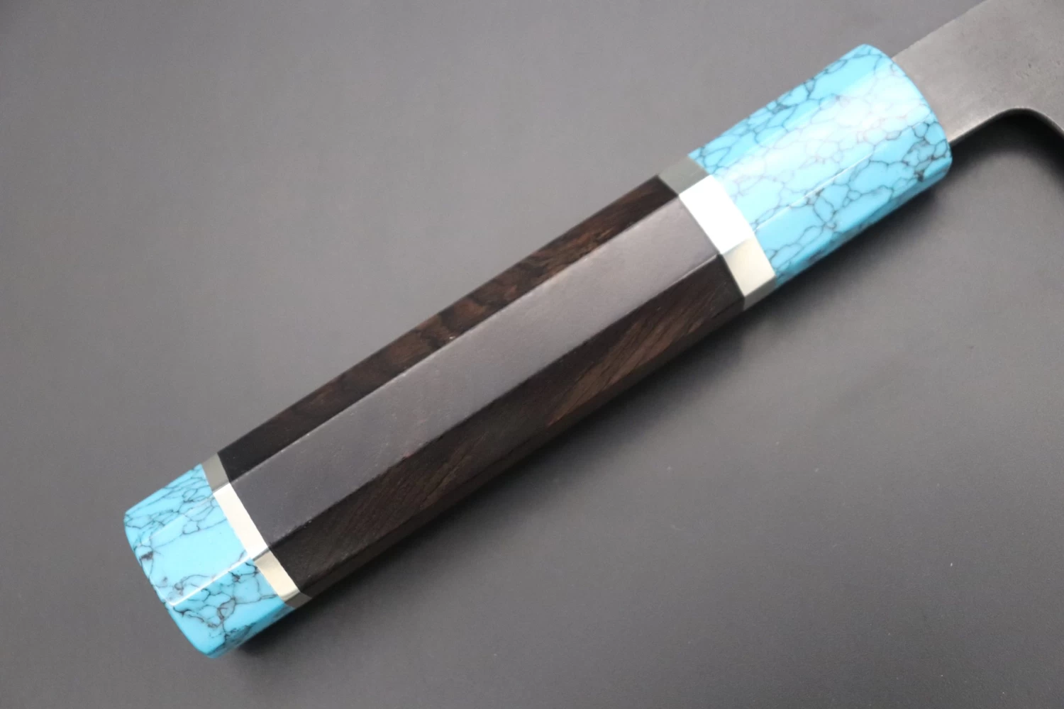 Custom Limited Edition, Hinoura White Steel No.1 Kurouchi Series HS1-6SP1 Wa Gyuto 210mm (8.2 Inch) 8 Custom Limited Edition, Hinoura White Steel No.1 Kurouchi Series HS1-6SP1 Wa Gyuto 210mm (8.2 Inch) - Image 8