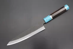 Custom Limited Edition, Hinoura White Steel No.1 Kurouchi Series HS1-6SP1 Wa Gyuto 210mm (8.2 Inch)
