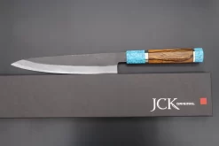 Custom Limited Edition, Hinoura White Steel No.1 Kurouchi Series HS1-6SP5 Wa Gyuto 210mm (8.2 Inch) -Knife Sale Shop hinoura wa gyuto custom limited edition hinoura white steel no 1 kurouchi series hs1 6sp5 wa gyuto 210mm 8 2 inch 44774649561371 scaled