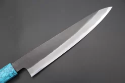 Custom Limited Edition, Hinoura White Steel No.1 Kurouchi Series HS1-6SP5 Wa Gyuto 210mm (8.2 Inch) -Knife Sale Shop hinoura wa gyuto custom limited edition hinoura white steel no 1 kurouchi series hs1 6sp5 wa gyuto 210mm 8 2 inch 44774649856283 scaled
