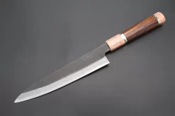Custom Limited Edition, Hinoura White Steel No.1 Kurouchi Series HS1-6SP6 Wa Gyuto 210mm (8.2 Inch)