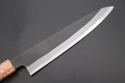 Custom Limited Edition, Hinoura White Steel No.1 Kurouchi Series HS1-6SP6 Wa Gyuto 210mm (8.2 Inch) -Knife Sale Shop hinoura wa gyuto custom limited edition hinoura white steel no 1 kurouchi series hs1 6sp6 wa gyuto 210mm 8 2 inch 44774685638939 scaled