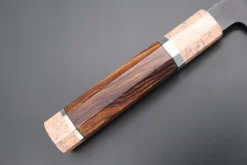 Custom Limited Edition, Hinoura White Steel No.1 Kurouchi Series HS1-6SP6 Wa Gyuto 210mm (8.2 Inch) -Knife Sale Shop hinoura wa gyuto custom limited edition hinoura white steel no 1 kurouchi series hs1 6sp6 wa gyuto 210mm 8 2 inch 44774687736091 scaled