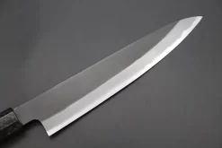 Custom Limited Edition, Hinoura White Steel No.1 Kurouchi Series HS1-6SP7 Wa Gyuto 210mm (8.2 Inch) -Knife Sale Shop hinoura wa gyuto custom limited edition hinoura white steel no 1 kurouchi series hs1 6sp7 wa gyuto 210mm 8 2 inch 44774839779611 scaled