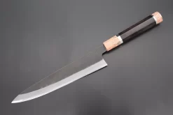 Custom Limited Edition, Hinoura White Steel No.1 Kurouchi Series HS1-7SP1 Wa Gyuto 240mm (9.4 Inch)