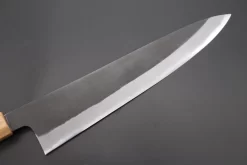 Custom Limited Edition, Hinoura White Steel No.1 Kurouchi Series HS1-7SP10 Wa Gyuto 240mm (9.4 Inch) -Knife Sale Shop hinoura wa gyuto custom limited edition hinoura white steel no 1 kurouchi series hs1 7sp10 wa gyuto 240mm 9 4 inch 44775650591003 scaled