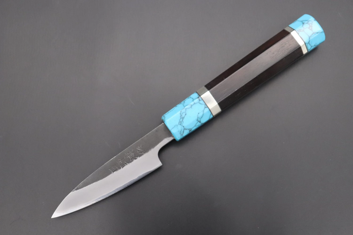 Custom Limited Edition, Hinoura White Steel No.1 Kurouchi Series HS1-1SP4 Wa Paring 80mm (3.1 Inch) 1 Custom Limited Edition, Hinoura White Steel No.1 Kurouchi Series HS1-1SP4 Wa Paring 80mm (3.1 Inch)