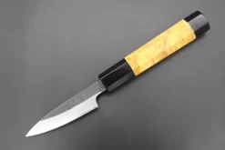 Custom Limited Edition, Hinoura White Steel No.1 Kurouchi Series HS1-1SP5 Wa Paring 80mm (3.1 Inch)