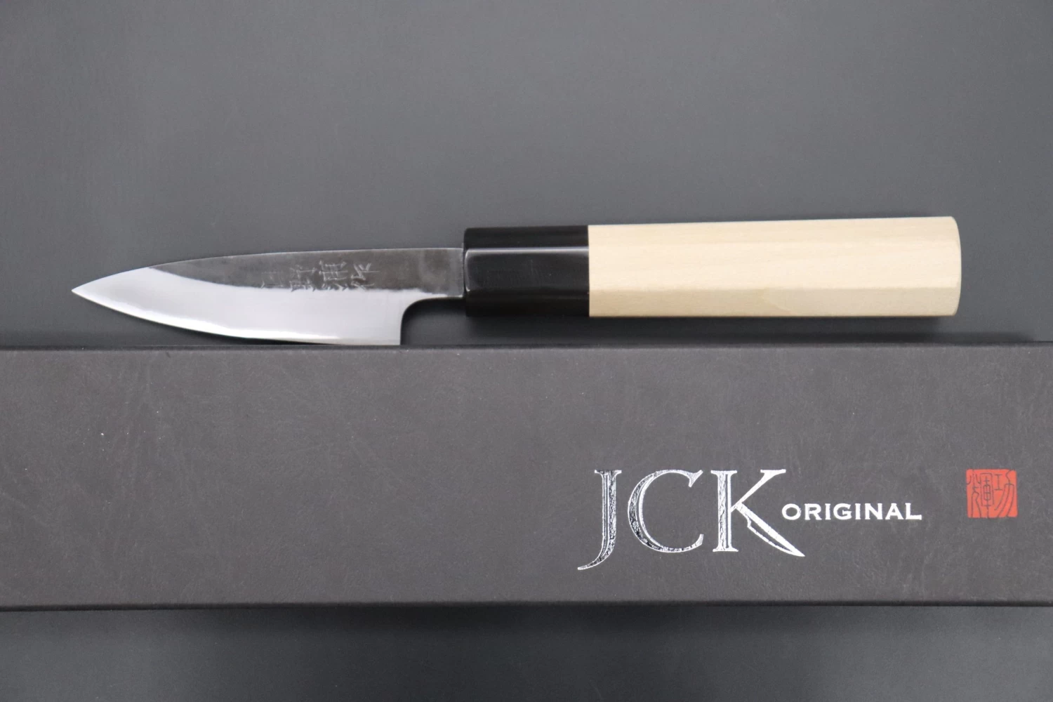 Hinoura White Steel No.1 Kurouchi Series Wa Paring 80mm (3.1 Inch, HS1-1) 8 Hinoura White Steel No.1 Kurouchi Series Wa Paring 80mm (3.1 Inch, HS1-1) - Image 8